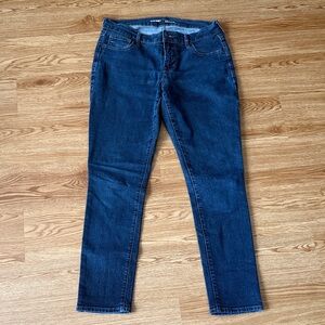 Old Navy Dark Blue Straight Leg Jeans